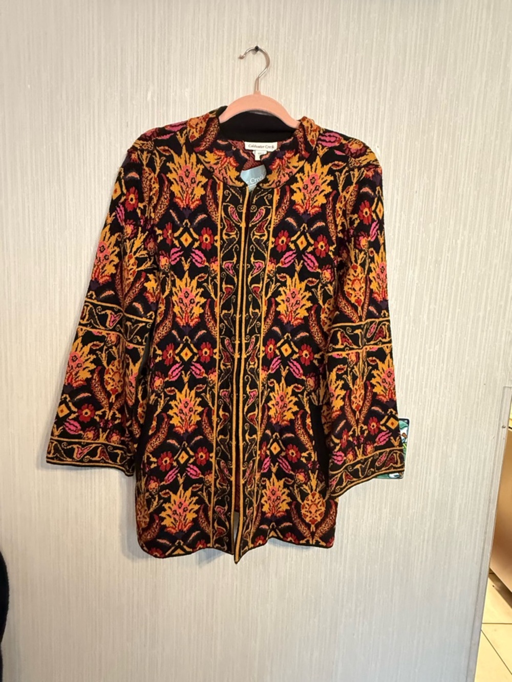 Cold Water Creek Knit Sweater Coat - Picture 4 of 7